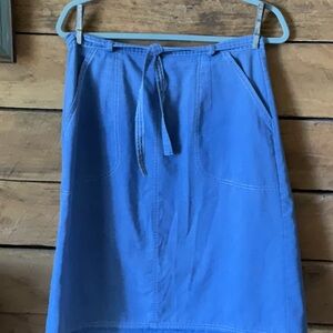 Sears Blue Midi Skirt for Casual denim wrap skirt vintage